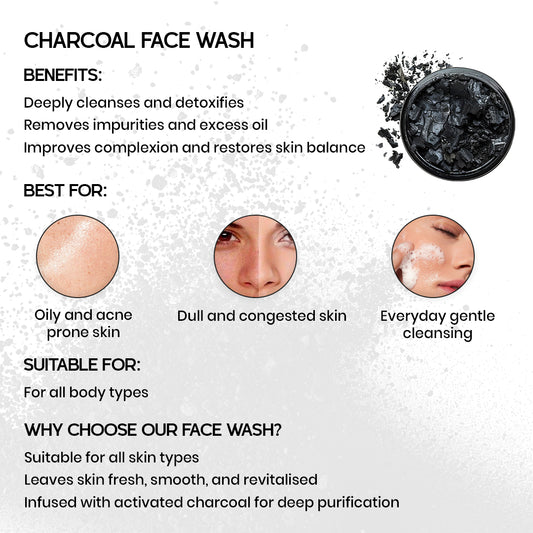 Charcoal Face Wash 100ml