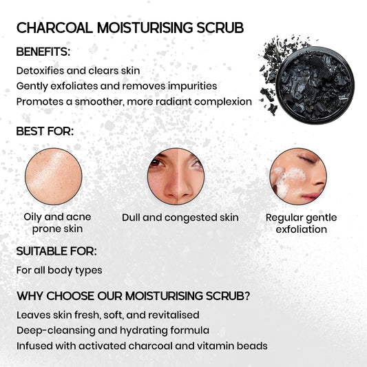 Charcoal Moisturising Scrub 100ml