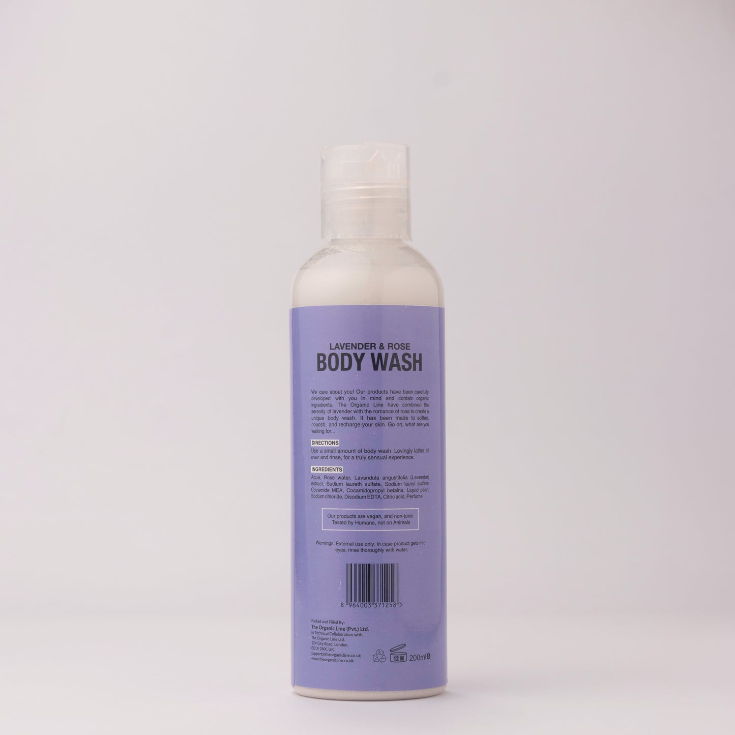 Lavender & Rose Body Wash 200ml
