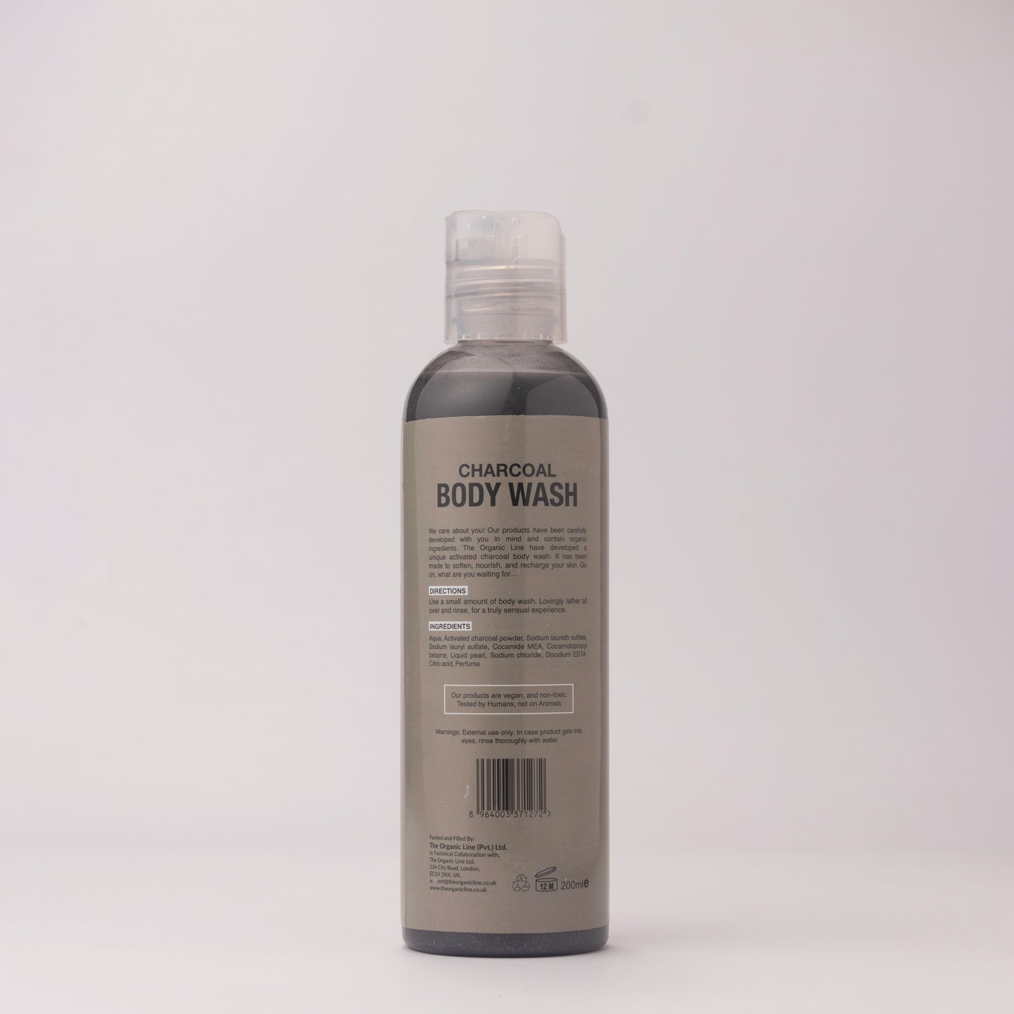 Charcoal Body Wash 200ml
