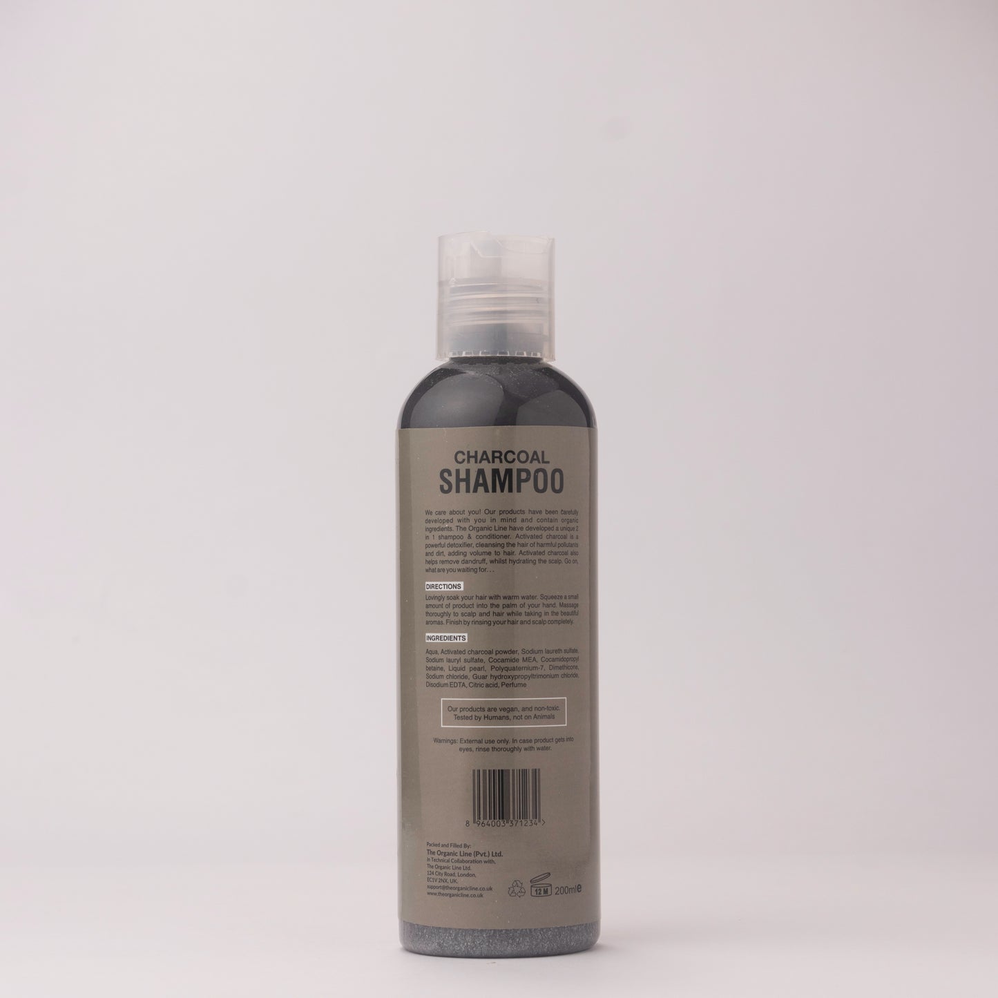 Charcoal 2 in 1 Shampoo + Conditioner 200ml