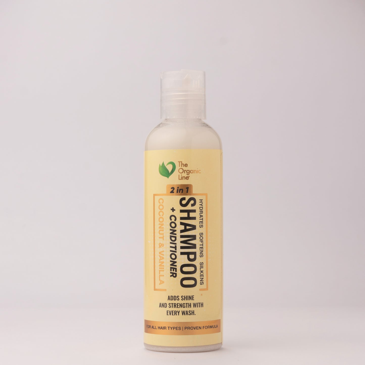 Coconut & Vanilla 2 in 1 Shampoo + Conditioner 200ml